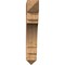 Ekena Millwork Merced Arts & Crafts Smooth Bracket, Western Red Cedar, 5 1/2"W x 32"D x 32"H BKT06X32X32MRC03SWR - alternate 3